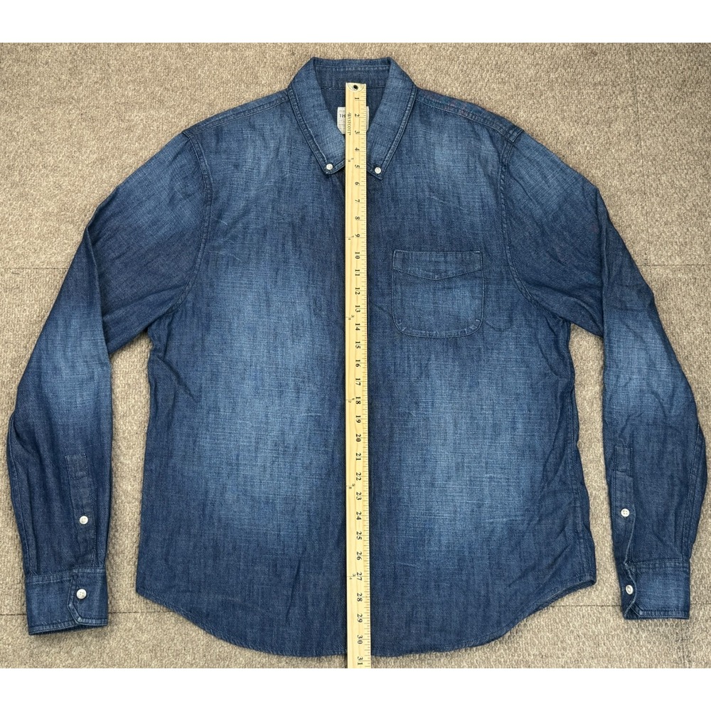 Joe's Jeans The Shirt Long Sleeve Button Up Men's Denim Shirt Size XXL - Picture 7 of 11